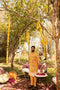 Kzari Whimsical Dandelion Pineapple Indowestern Kurta Set