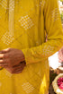 Kzari Rustic Granola Checks Batik Kurta