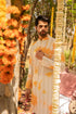 Kzari Elegant Hazelnut Gota Line Kurta