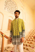 Kzari Lush Jungle Green Shaded Indowestern