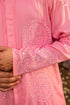 Kzari Dazzling Flamingo Pink Mirror Foil Kurta Set