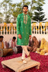 Kzari Regal Emerald Green Kanch Kurta