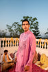 Kzari Regal Medium Violet Mirror Kurta - Luxurious Allure