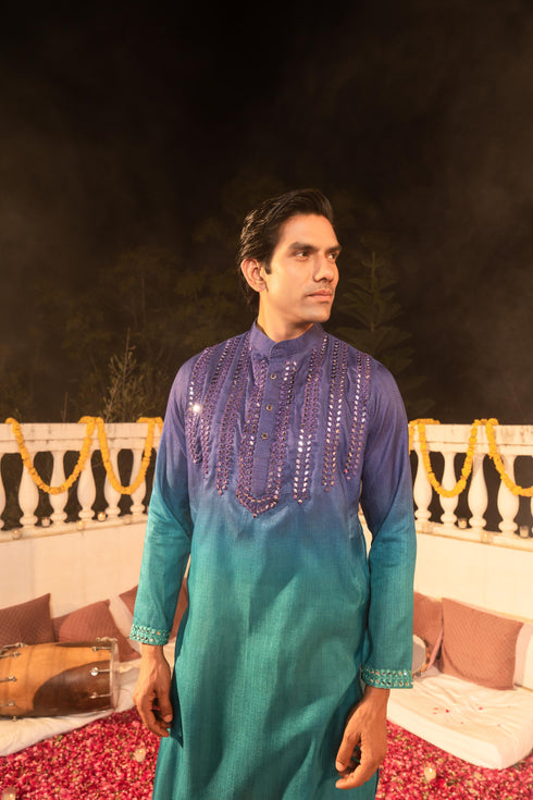 Kzari Opulent Noore Jahan Mirror Kurta