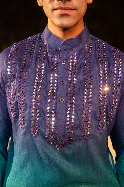 Kzari Opulent Noore Jahan Mirror Kurta