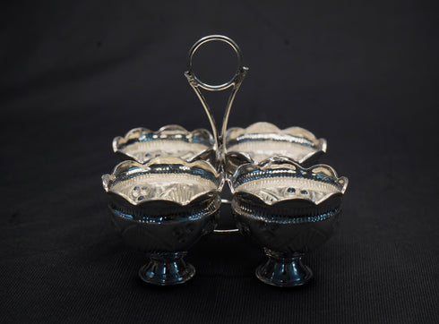 Pure Silver Panchapali Four Bowl Set 43.56g