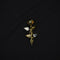 Pure Silver Gold Plated Brooch 6.17g