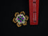 Gold Coated Lotus Stand In Pure Silver 6.83g