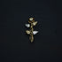 Pure Silver Gold Plated Brooch 6.17g