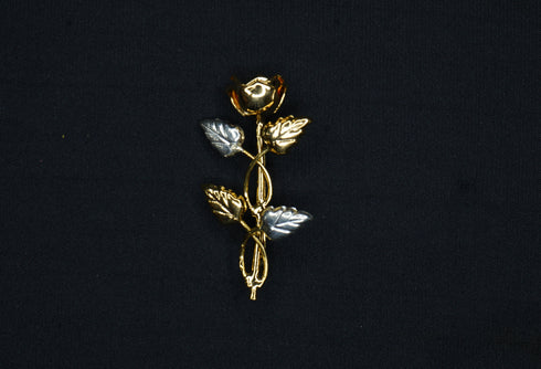 Pure Silver Gold Plated Brooch 6.17g