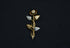 Pure Silver Gold Plated Brooch 6.17g