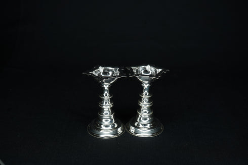 Pure Silver 5 Mukh Diya Pair 40g approx.