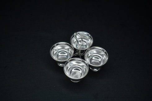 Pure Silver Panchapalli Plain Bowl 41.70 grams