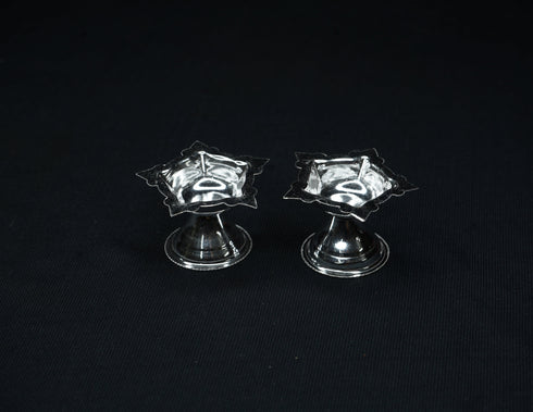 Pure Silver Kundulu Diya Pair10 grams