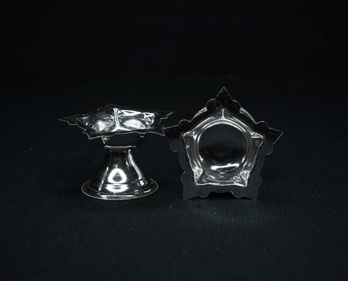 Pure Silver Kundulu Diya Pair10 grams