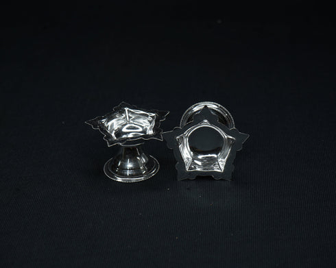 Pure Silver Kundulu Diya Pair10 grams