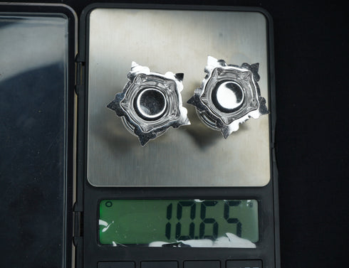 Pure Silver Kundulu Diya Pair10 grams