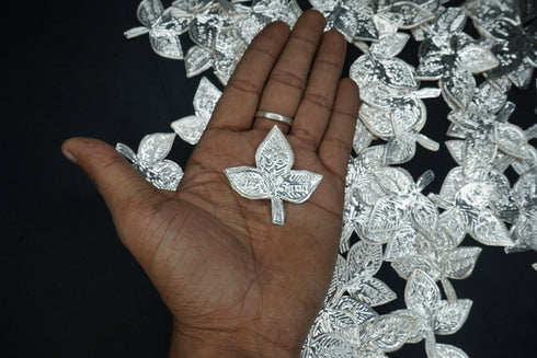 Pure Silver Bilva Patra 180 Grams (Pack of 108)