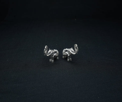 Pure Silver Elephants Pair 32g