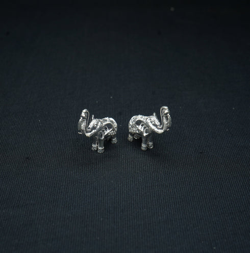 Pure Silver Elephants Pair 32g