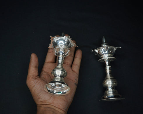 Pure Silver Fancy Diya 90 grams
