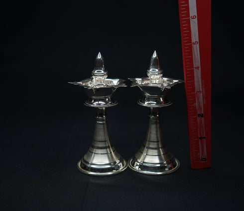 Pure Silver Pair of Deepalu 105 grams