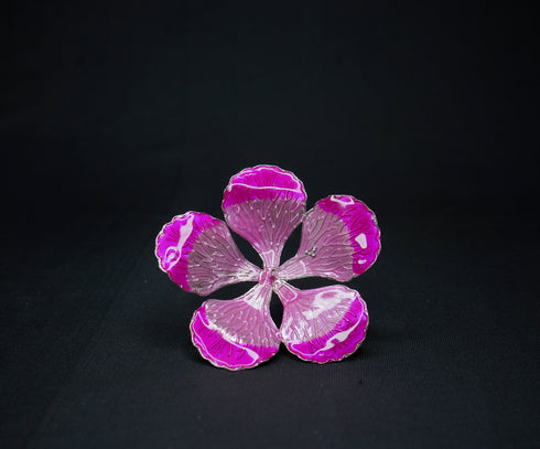 Pure Silver Pink Flower 22g