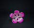 Pure Silver Pink Flower 22g