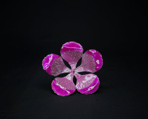 Pure Silver Pink Flower 22g