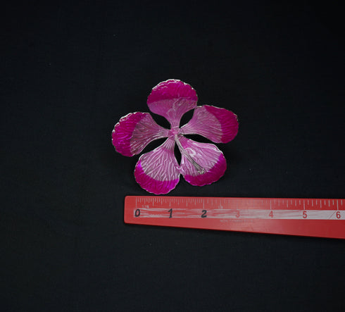 Pure Silver Pink Flower 22g