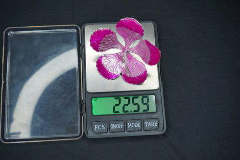 Pure Silver Pink Flower 22g