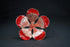 Pure Silver Big Red And Orange Flower 23g