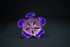 Pure Silver Pink Purple Flower 17g