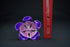 Pure Silver Pink Purple Flower 17g