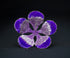 Pure Silver Pink Purple Big Flower 23g