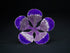 Pure Silver Pink Purple Big Flower 23g