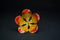 Pure Silver Yellow And Orange Flower 16g