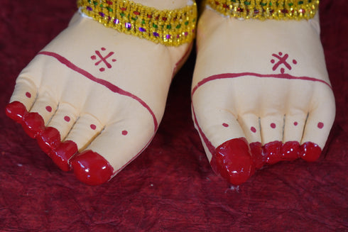 Varalakshmi Goddess Hands and Legs