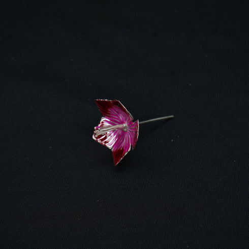 Pure Silver Pink And Red Flowers 3g