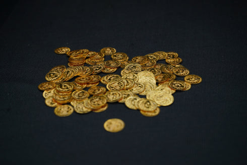 Pure Silver Gold Plated Coins 46g