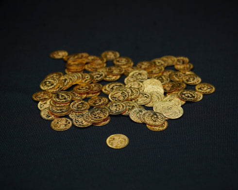 Pure Silver Gold Plated Coins 46g