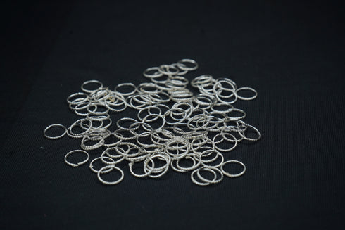 Pure Silver Small Bangles For God 30g Pack Of 108