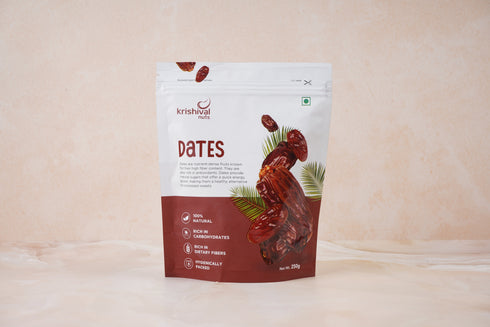Krishival Nuts Premium Dates 250gm