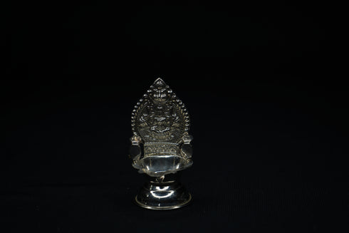Pure Silver Gajalakshmi Diya 10g