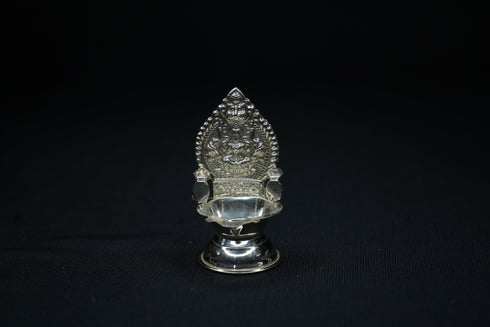 Pure Silver Gajalakshmi Diya 10g