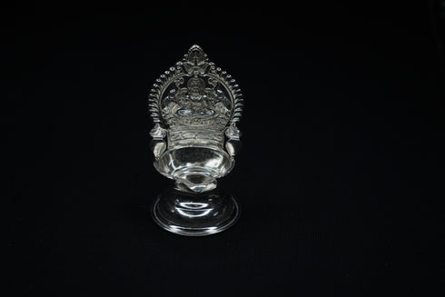 Pure Silver Gajalakshmi Diya 15g
