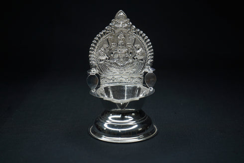 Pure Silver Gajalakshmi Diya 62 gram