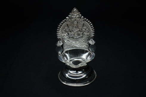 Pure Silver Gajalakshmi Diya 62 gram