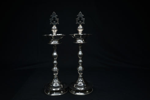 Pure Silver Fancy Diya Pair 250g