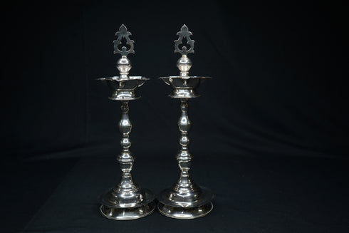 Pure Silver Fancy Diya Pair 250g
